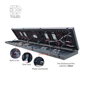 Insegna Pubblicitaria Digitale Sospesa per Esterni Impermeabile Schermo Pubblicitario a <span class=keywords><strong>LED</strong></span> a Colori - Product Image 3