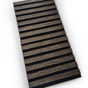 Studio insonorizzato pannelli acustici in legno poliestere acustica parete pannello 3d legno arredamento - Product Image 2