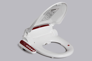 ที่นั่งชักโครกแบบมีแผงควบคุมขนาดใหญ่สำหรับผู้สูงอายุในห้องน้ำ - Product Image 2