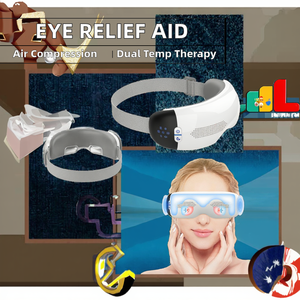 Healthpal OEM ODM Masaje de vibración oscura Compresión de aire Alivio de la fatiga ocular La compresión de calor/frío ayuda a aliviar la fatiga ocular - Product Image 2