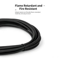 Sensor Jaringan Kamera Industri Pemicu Sensor Konektor M12 Tahan Air Kabel Ethernet 10-Gigabit Fleksibel Tinggi untuk Rantai Tarik