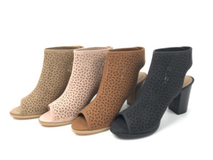 Chaussures à talons hauts pour femmes, chaussures de soirée, robe de mariage, chaussures à bout ouvert, sandales à talons hauts, nouveau style, mode féminine, PU - Product Image 2