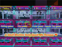 Machine de jeu japonaise attrayante, machine de jeu de grue japonaise, machine de jeu de prix à gagner, machine de jeu de cadeaux à vendre