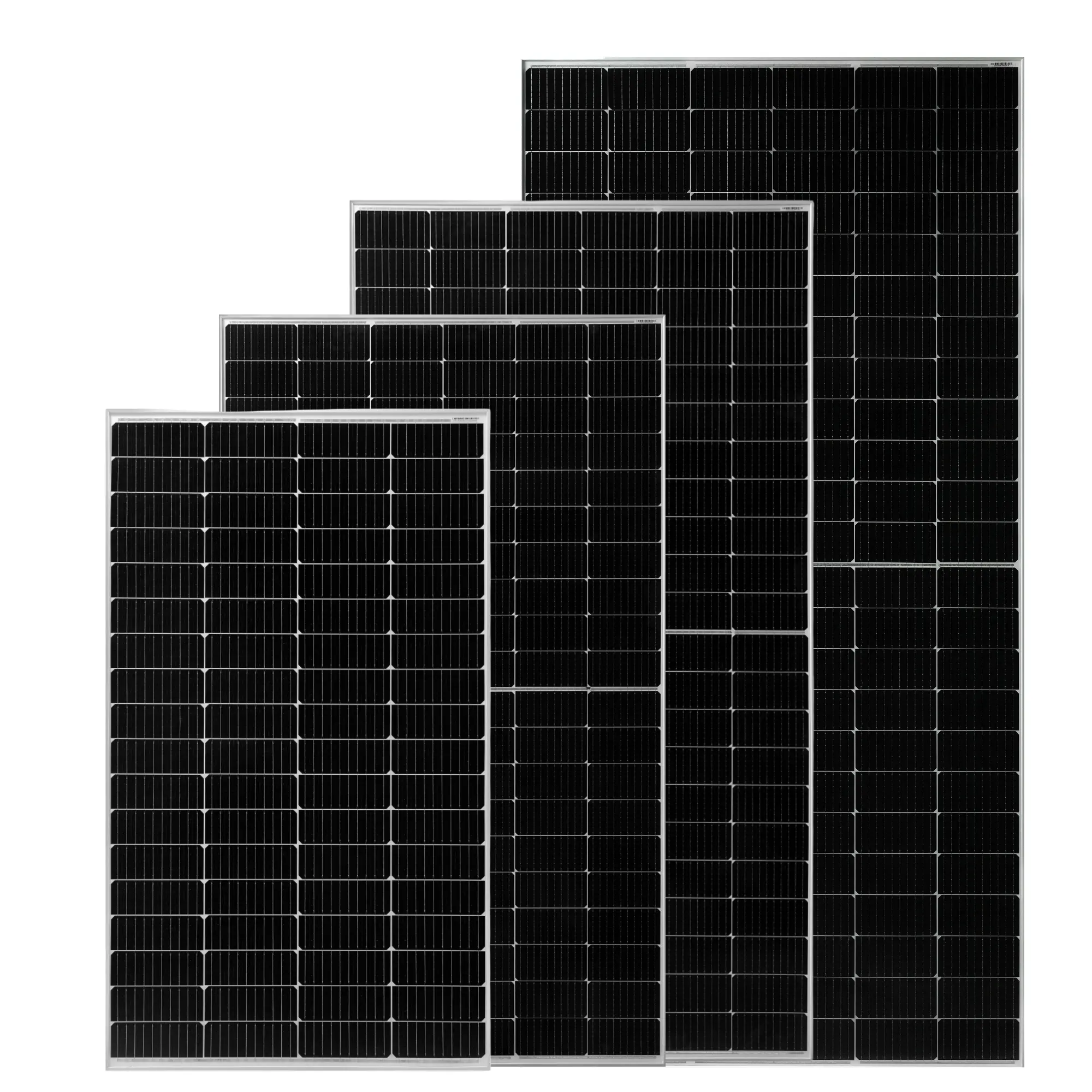 لوحات شمسية للأسقف للمنازل والمزرعات وات صغير وكبير 80 وات 90 وات 100 وات 120 وات 150 وات 200 وات وحدات كهرضوئية أحادية سوداء 12 فولت 18 فولت 36 فولت