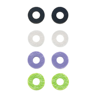 Anneaux d'assistance de visée souples professionnels multicolores réglables pour manette PS5