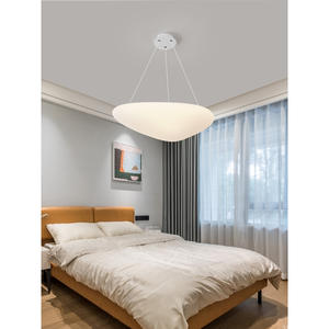 Lustre de salle à manger de style nordique luxueux, design romantique et créatif en forme de galets, pour chambre à coucher, chambre d'enfant, forme rectangulaire - Product Image 4