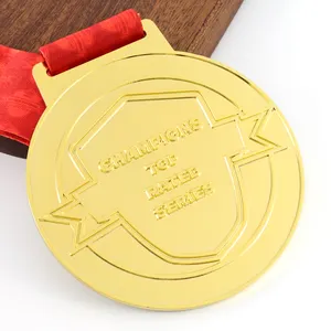 Factory Design Die Casting Custom Soccer Football Award Sports Gold 3D Metal Medal