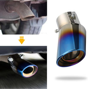 كاتم صوت سيارة مخصص من الفولاذ المقاوم للصدأ من JIACHENG، أنبوب عادم مستقيم/منحني لتزيين أنبوب العادم - Product Image 6