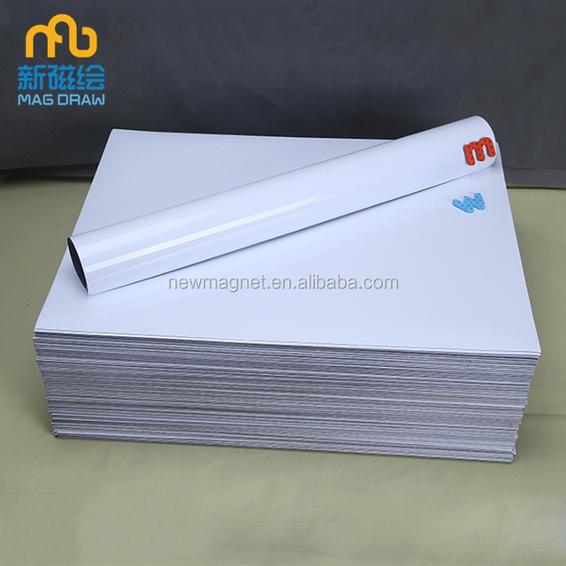 MAG DRAW Magnetic Drawing Board 20m X 1200mm Kid Memo Board Foldable Writing Board with PET Resin White SGS Certified