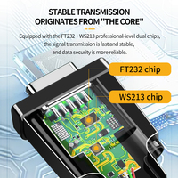 Adaptador de Chip FTDI RS232 macho y hembra personalizado Chipset serie DB9 a Cable de controlador USB para máquina de asistencia