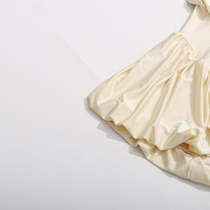 GX3303 Abito Lungo <span class=keywords><strong>da</strong></span> <span class=keywords><strong>Sera</strong></span> di Lusso per <span class=keywords><strong>Donna</strong></span>, Sexy Senza Maniche con Collo Halter e Scollo Profondo a V, Vestito Aderente con Volant - Product Image 6