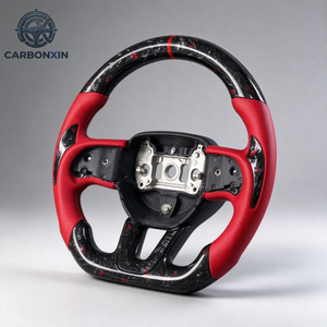 Volant personnalisé en fibre de carbone forgée avec LED pour Dodge Charger Challenger Durango SRT 2020 2021 2023 - Product Image 2