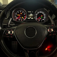 Palanca de cambios con impresión de fibra de carbono ABS para Volkswagen Amarok VW Jetta Nivus Virtus T-Cross Golf MK8 R GTI Crossfox