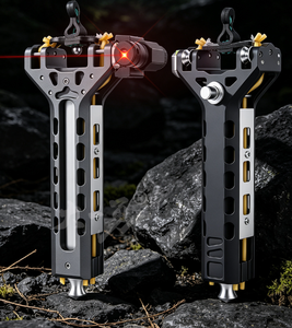 Kit de démarrage rapide en acier inoxydable à réponse rapide, avec cordes en fer, 2040 bandes, lance-pierre automatique pliable avec guide laser - Product Image 5