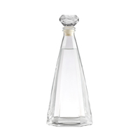 Bouteilles en verre personnalisées de 700ml pour whisky vodka tequila liqueur bouchon d'étanchéité estampé à chaud pour eau et vin Design haut de gamme