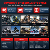 Escáner para Motocicletas Launch CRP129MT Pro, Herramienta de Diagnóstico Bidireccional de Sistema Completo, 2 Años de Actualización Gratuita
