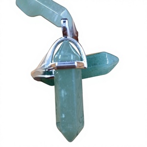 2026Hot Selling Natural Stone Hexagonal Pillar Agate Bullet Necklace Alloy Punk Style <strong>Jewelry</strong> Yiwu Manufacturers Direct <strong>Supply</strong> - Product Image 1