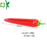 Okokokko — pochette en Silicone pour rangement de stylos, étui à crayons, pour enfants, étudiants, Design piment populaire