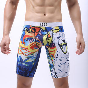 Ropa Interior Deportiva para Hombre, Cintura Media, Transpirable, Absorbe la Humedad, Antibacteriana, de Poliéster, Tejido de Punto Estampado, Fabricantes de Ropa Deportiva - Product Image 2