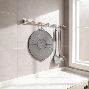 Écran anti-éclaboussures d'huile en silicone pliable et réutilisable résistant à la chaleur <span class=keywords><strong>pour</strong></span> cuisinière, protection de poêle <span class=keywords><strong>pour</strong></span> la cuisson du bacon, écologique - Product Image 6