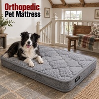 Orthopädisches Hundebett mit Mini-Taschenfederkern und abnehmbarem Bezug, 11 cm Höhe