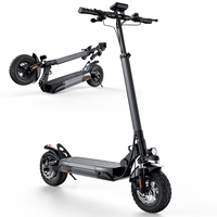 IScooter W9 1000W Scooter pliable en alliage d'aluminium 54.6V 14AH avec éclairage LED, contrôle par application, roues de 10 pouces, étanche, 45 km/h