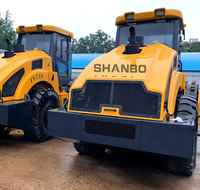 Compacteur monocylindre 140 kW à prix économique, rouleau compresseur routier 18 tonnes pour la construction routière