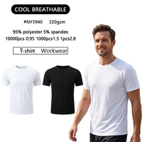 Camiseta Deportiva Personalizable de Secado Rápido y Cómoda para Hombre, Venta Caliente, Calidad al por Mayor, Nueva Llegada, Cuello Redondo, para Entrenamiento y Ejercicio