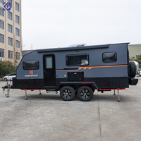 CAMPTRL 2026 Grande caravane familiale 6 places, camping-car de luxe, caravane tout-terrain en fibre de verre