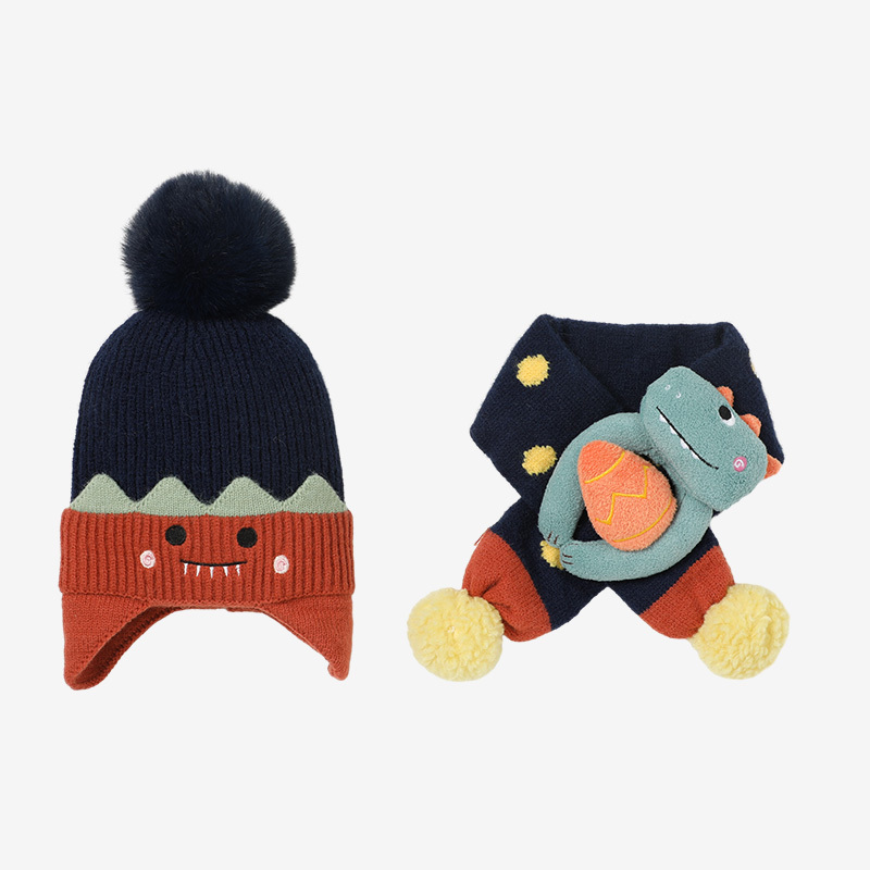 Cheap Children Scarf Hat Warm Little