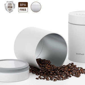 OUTPEAK <span class=keywords><strong>Kilo</strong></span> Auto Vacuum Coffee Canister 500g/17.6oz Coffee Beans One Button Vacuum Sealing Stainless Steel Portable - Product Image 5