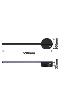Lampe murale sans fil à piles, lampe murale LED, lampe murale décorative d'intérieur avec télécommande, détecteur de mouvement et contrôle par interrupteur