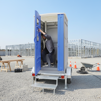 Remorque Sanitaire Moderne en Acier de Bonne Qualité, Mobile, Écologique et Durable, pour Douche et Toilettes Portables, Utilisation en Atelier et en Parc, Chine