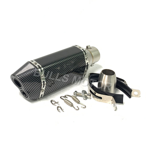 Tube de silencieux d'échappement de moto à double sortie modifié 38MM 51MM pour scooter moto moto pour <span class=keywords><strong>BMW</strong></span> F650 <span class=keywords><strong>F700</strong></span> - Product Image 2