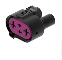 35309267 Conector Sellado de 4 Vías F DCS-1 4.8 9.5 Negro 35309267