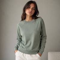 Sudadera con Capucha Estilo Vintage Color Block, Corte Raglán, Felpa Francesa Fina, para Streetwear, Dropshipping