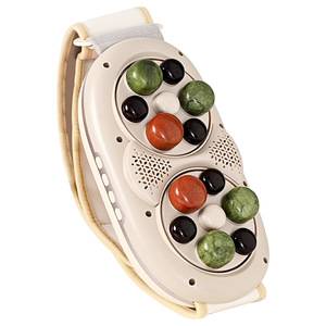 Masajeador Abdominal Bianstone con Calor Eléctrico, Amasamiento Automático Completo, Fisioterapia Infrarroja para la Cintura, Color Beige - Product Image 2