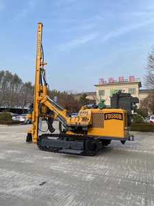 เครื่องเจาะไฮดรอลิกแบบตีนตะขาบ HJH FD580 สำหรับงานระเบิดหิน 75 กิโลวัตต์, 90-160 มม., ความลึก 50 ม. สำหรับงานขุดเหมืองแบบเปิดและงานก่อสร้าง - Product Image 6