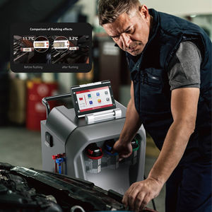 X-568 de récupération et de recharge d'huile de réfrigérant et de compresseur de véhicule avec fonction de nettoyage/Machine de récupération de gaz R134a - Product Image 3