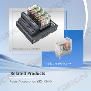SiRON ، وحدة ترحيل مجموعة واحدة 8 قنوات 24 فولت مع مرحل كهرومغناطيسي - Product Image 4