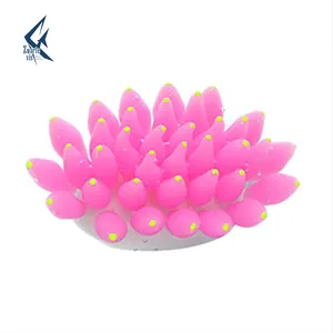 Aquarium Glowing Effect Bubble Coral Ornament with Suction Cup for Fish Tank Shrimp Fish Hideaway aquarium decoration