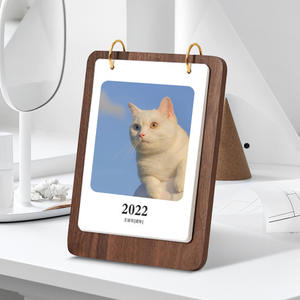 Base de madera Simple personalizable, soporte de exhibición de <span class=keywords><strong>calendario</strong></span> de escritorio de oficina, nuevo marco de <span class=keywords><strong>calendario</strong></span> perpetuo de madera, estante decorativo para uso doméstico - Product Image 4