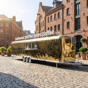 รถขายอาหารเคลื่อนที่ Chammp พร้อมอุปกรณ์ครบครัน รถพ่วงขายอาหารเร็วมาตรฐาน DOT รถขายไอศกรีม พิซซ่า กาแฟ ฮอทดอก รถพ่วงขายอาหาร - Product Image 1