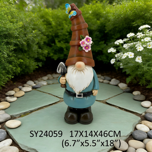 Gnomo da Giardino Fantasioso con Cappello in <span class=keywords><strong>Terracotta</strong></span> - Product Image 3