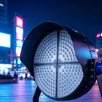 Reflector LED de Alta Luminosidad TIANHUANG THFL05 de 500W para Estadios Deportivos, IP67, Aluminio, Certificado CE, Garantía de 5 Años, Haz de Luz Ajustable