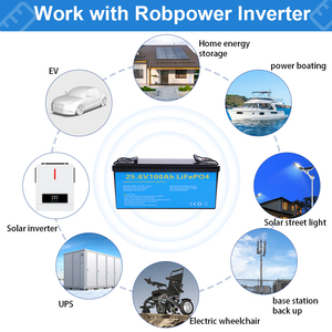 Poland Chứng Khoán chu kỳ sâu pin lithium năng lượng mặt trời 24V <span class=keywords><strong>12V</strong></span> 50Ah 100Ah 200AH LiFePO4 Lithium sắt Stackable có thể giao tiếp không có thuế - Product Image 3