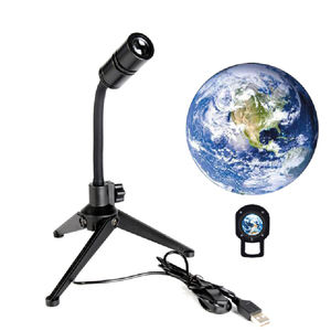 USB earth moon Lamp Projector Night Light Sun LED Desk Lamp Rainbow Light Birthday Party camera da letto soggiorno Cafe Decoration - Product Image 6