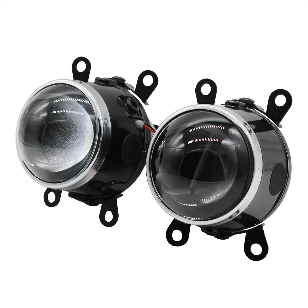 TAOCHIS araba-styling M6 2.5 inç HID oto sis lambası Hi/Lo evrensel sis lambası araba güçlendirme H11 ampüller bi-xenon projektör Lens