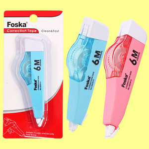 Ruban correcteur <span class=keywords><strong>color</strong></span>é Foska haute capacité, 5 mm de largeur * 6 m de longueur, résistant aux déchirures, lisse et à séchage rapide, pour des corrections instantanées - Product Image 6