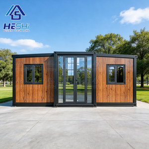 Casa Contenedor Moderna HESHi, Oficina Rectangular, Edificio Portátil, Diseño de Paneles de Madera - Product Image 1